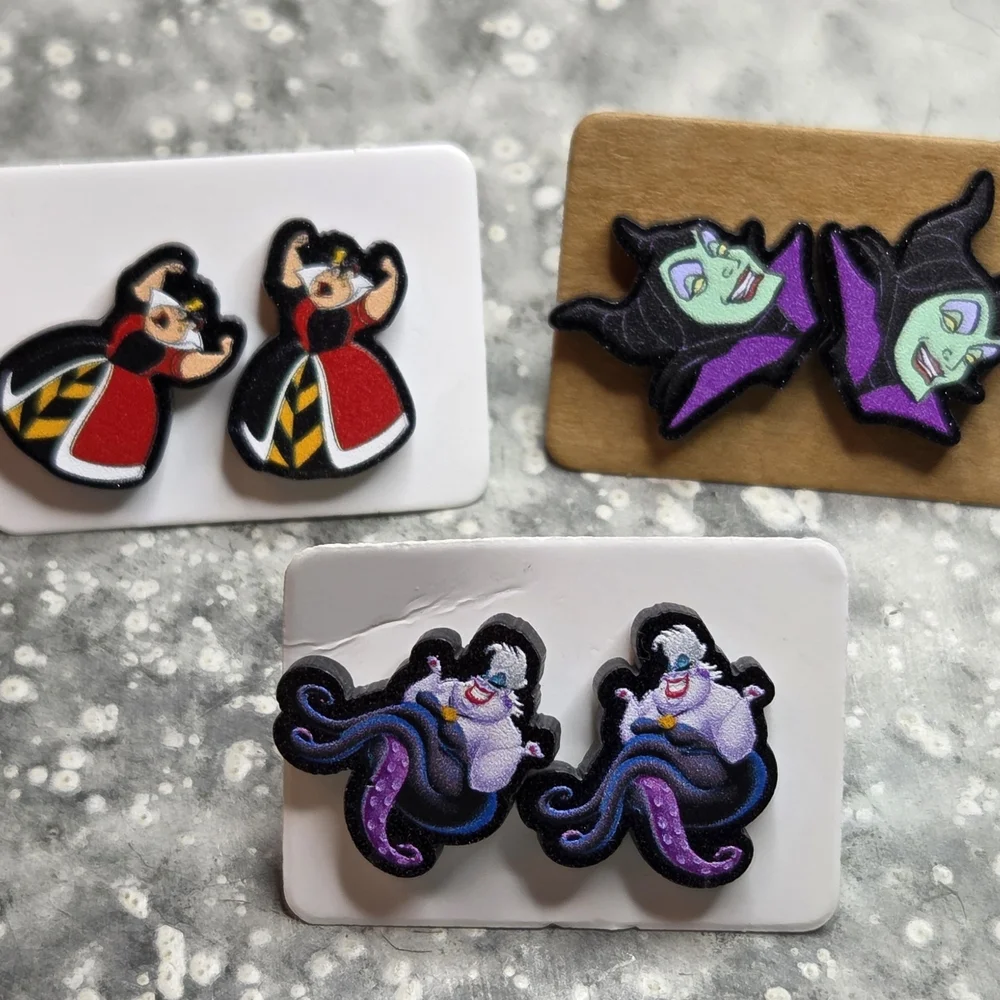 Disney Villain Earrings Set